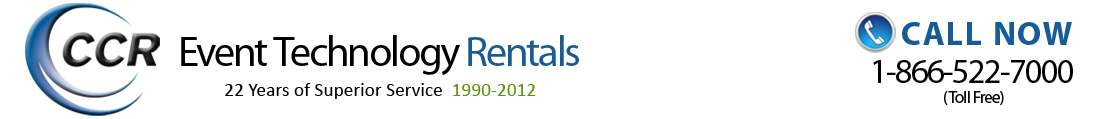 CCR Event Technology Rentals - Nationwide PC's, Laptops, and Technology Equipment Rentals